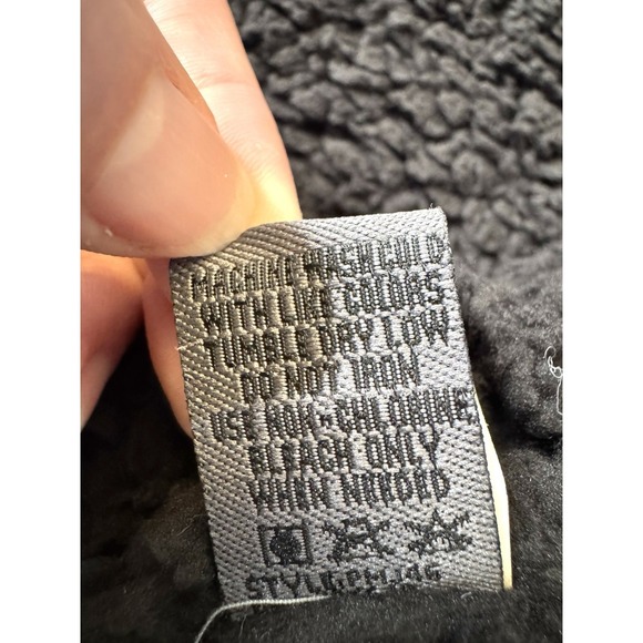 Ralph Lauren Polo Men's Zip Up Hoodie Size XL Grey Black Brown Thick - Picture 10 of 11